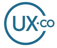 Logo de UX-co, service-conseil en expérience client numérique
